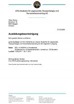 ATN Ausbildungsbescheinigung - Hundewissenschaft